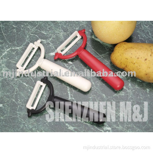 Kitchen Peeler with white ceramic cutting blade and ABS handle